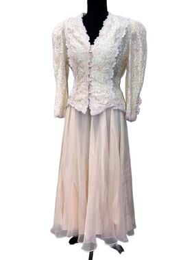 Beautiful Vintage -Cachet- By Bari Protas Ensemble *Wedding Worthy!*